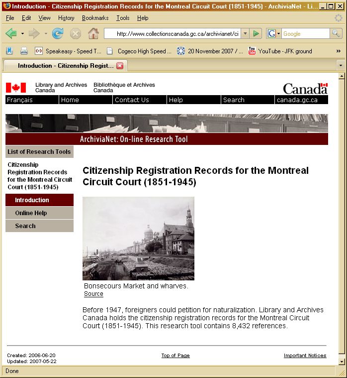 Montreal Circuit Court Home page